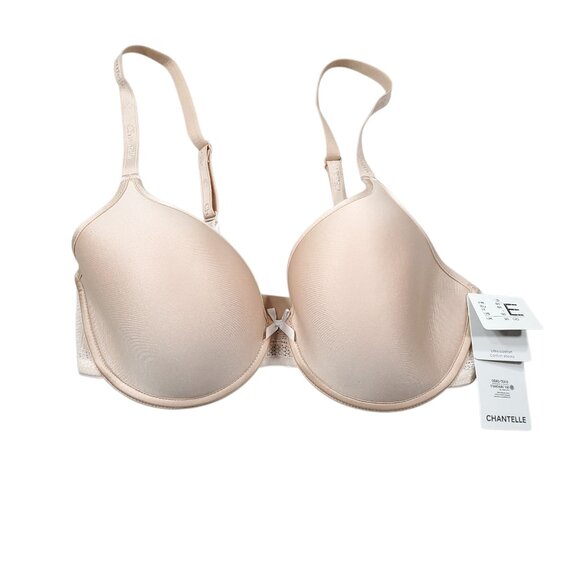 Chantelle C Ideal Back Smoothing Underwire Bra C19510 Beige Nude Size 30DD 30E - Picture 1 of 7